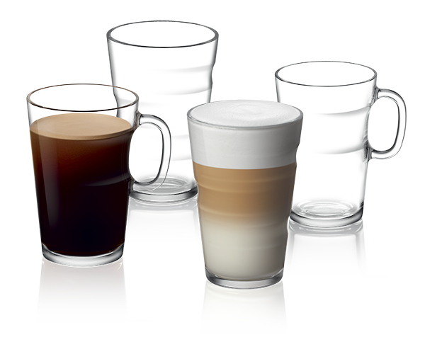 SDA VERRE VIEW 2 MUG 2 RECETTES NESPRESSO